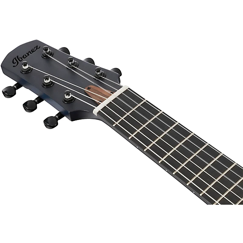 Ibanez AUP10NFMNE Nylon-String Piccolo Acoustic-Electric Guitar Transparent Blue Burst