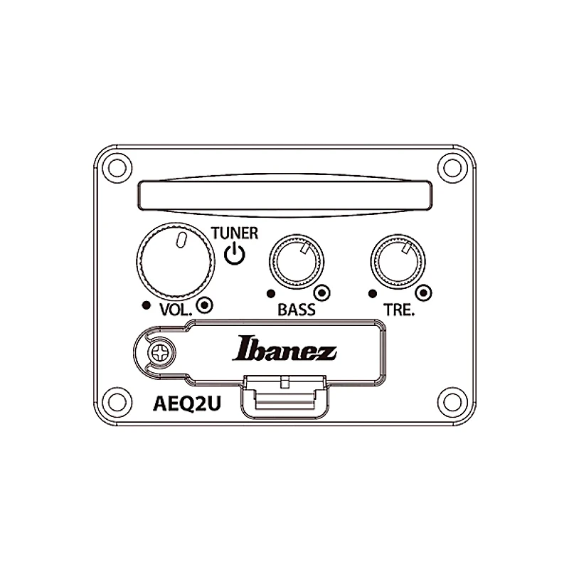 Ibanez AUP10NFMNE Nylon-String Piccolo Acoustic-Electric Guitar Transparent Blue Burst