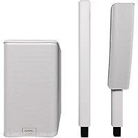 QSC KC12 Active 12" 3,000W 3-Way Column Loudspeaker - White