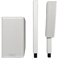 QSC KC12 Active 12" 3,000W 3-Way Column Loudspeaker - White