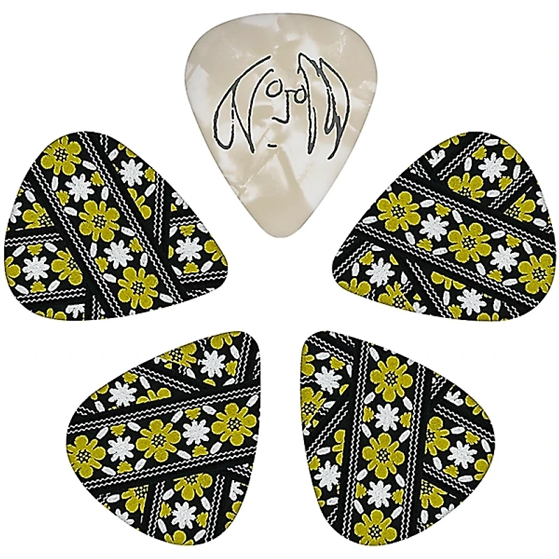 D'Addario John Lennon Rooftop Guitar Picks 9 Pack