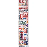 D'Addario 1964 US Tour Ticket Stubs Beatles Guitar Strap