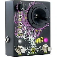 Walrus Audio Melee Wall of Noise Halloween Edition 2024 Reverb and Distortion Effects Pedal Pink