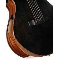 Cort Modern Masterpiece Series Concert Acoustic-Electric Guitar Transparent Black