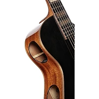 Cort Modern Masterpiece Series Concert Acoustic-Electric Guitar Transparent Black