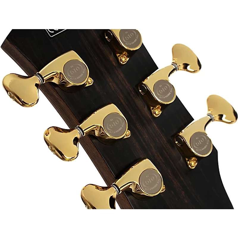 Cort Modern Masterpiece Series Concert Acoustic-Electric Guitar Transparent Black