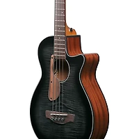 Ibanez AEGB25E Grand Concert Acoustic-Electric Bass Guitar Transparent Black Sunburst