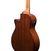 Ibanez AEGB25E Grand Concert Acoustic-Electric Bass Guitar Transparent Black Sunburst