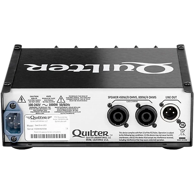 Quilter Labs Bass Block V803 800W Bass Amp Head