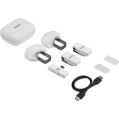 RODE Wireless Micro Microphone System - USB-C, White
