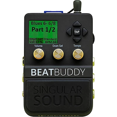 Singular Sound BeatBuddy 10th Anniversary Limited-Edition Footpedal Drum Machine - Black