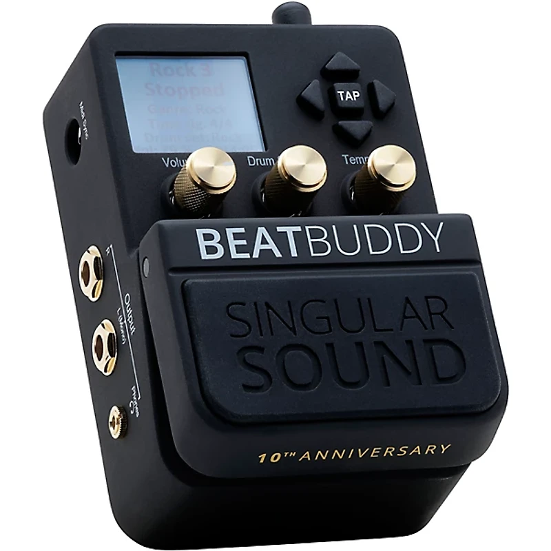 Singular Sound BeatBuddy 10th Anniversary Limited-Edition Footpedal Drum Machine - Black