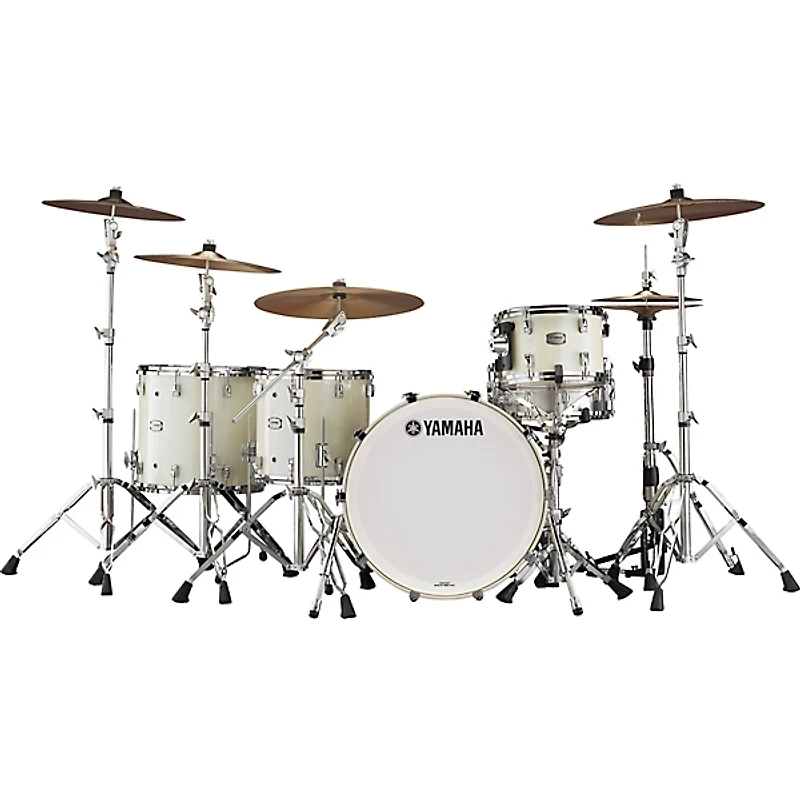 Yamaha Phoenix Hybrid 4-Piece Shell Pack With 20" Bass Drum Polar White