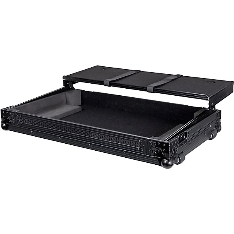Headliner Pitch Black Flight Case for DDJ-REV7 with Laptop Platform & Wheels