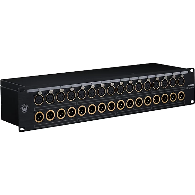 Black Lion Audio PBR XLR 32 D-Sub Patchbay