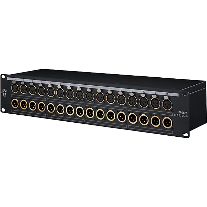 Black Lion Audio PBR XLR 32 D-Sub Patchbay
