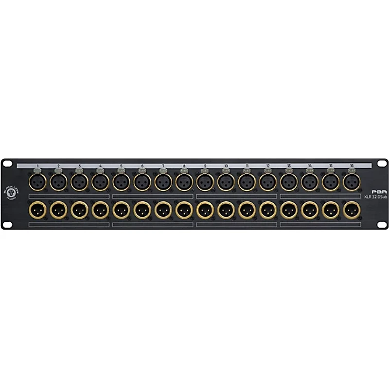 Black Lion Audio PBR XLR 32 D-Sub Patchbay
