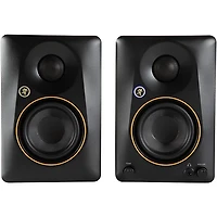 Mackie CR3.5BT-LTD-GLD 3.5 Limited-Edition Gold Trim Powered Studio Monitors With Tone Control and Bluetooth (Pair)