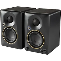 Mackie CR3.5BT-LTD-GLD 3.5 Limited-Edition Gold Trim Powered Studio Monitors With Tone Control and Bluetooth (Pair)