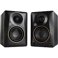 Mackie CR3.5BT-LTD-GLD 3.5 Limited-Edition Gold Trim Powered Studio Monitors With Tone Control and Bluetooth (Pair)