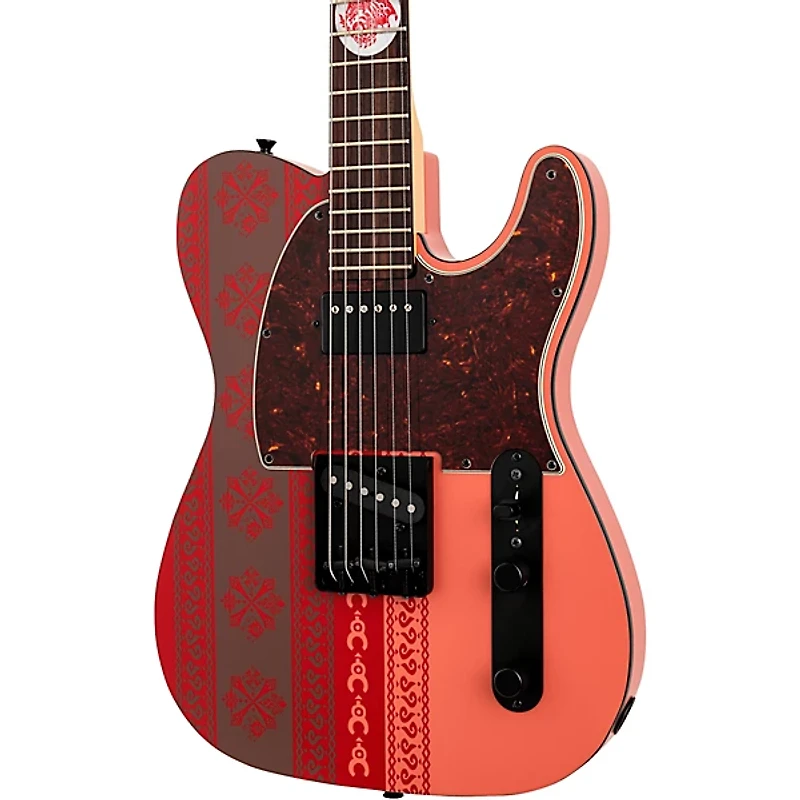 Fender Monster Hunter Rathalos Telecaster Electric Guitar Rathalos Red