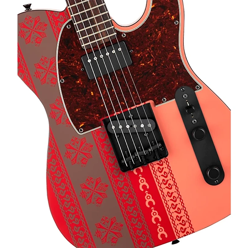 Fender Monster Hunter Rathalos Telecaster Electric Guitar Rathalos Red
