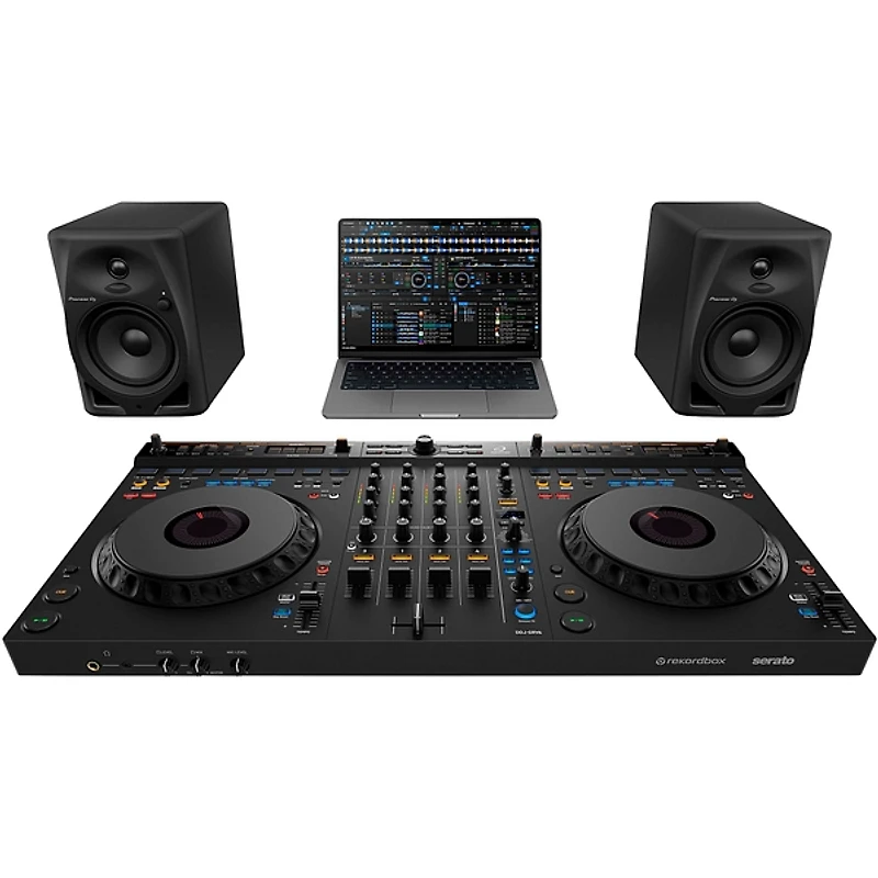 AlphaTheta DDJ-GRV6 Performance DJ Controller With Groove Circuit with Magma Cases DJ-Controller Workstation
