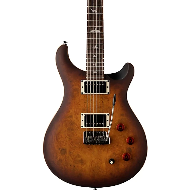 PRS SE Exotic DGT Laurel Burl Electric Guitar McCarty Tobacco Burst