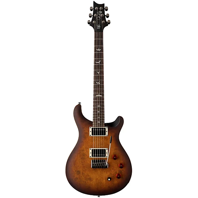 PRS SE Exotic DGT Laurel Burl Electric Guitar McCarty Tobacco Burst