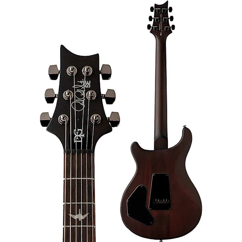 PRS SE Exotic DGT Laurel Burl Electric Guitar McCarty Tobacco Burst