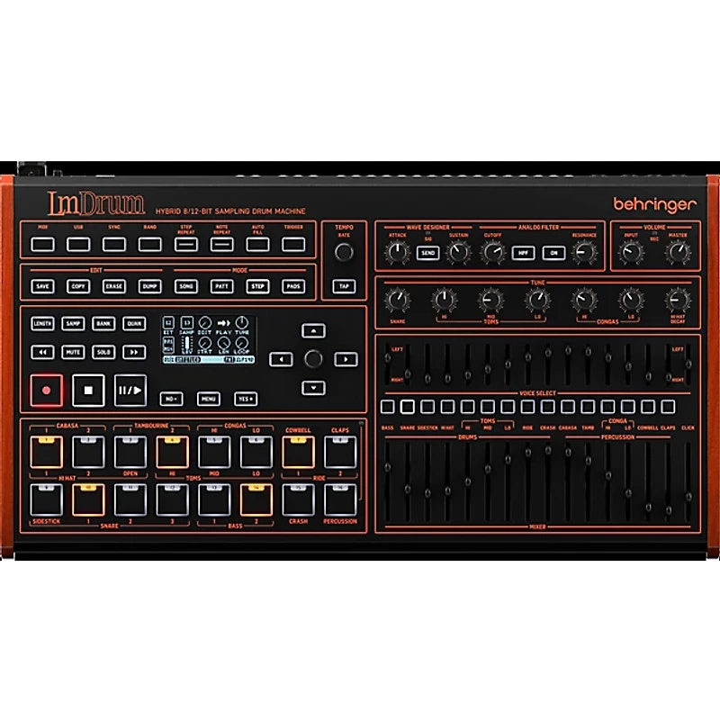 Behringer LmDrum Hybrid Sampling Drum Machine