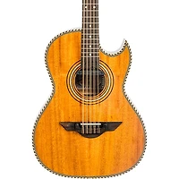 H. Jimenez LBQ1E El Estandar Mahogany Acoustic-Electric Bajo Quinto Natural