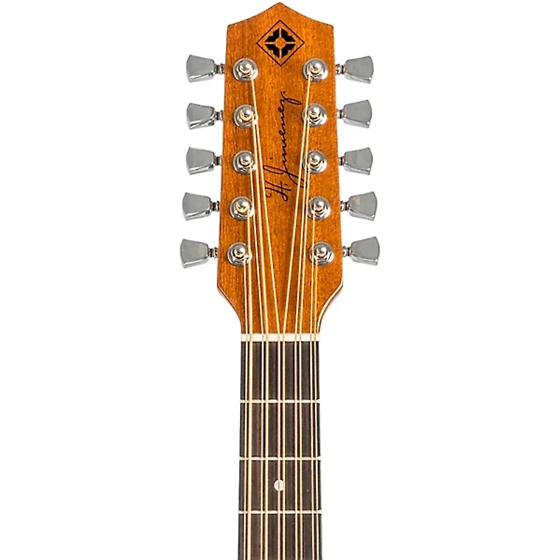 H. Jimenez LBQ1E El Estandar Mahogany Acoustic-Electric Bajo Quinto Natural