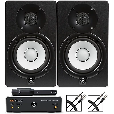 Yamaha HS5 5" Studio Monitor Pair With IK Multimedia ARC Studio Advanced Room Correction System