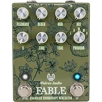Walrus Audio Fable Granular Soundscape Generator Effects Pedal Floral Series 2024 Green