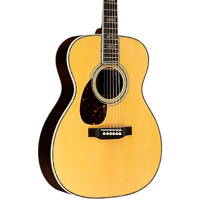 Martin OM-45 Spruce-Rosewood Left-Handed Orchestra Acoustic Guitar Natural