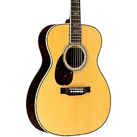 Martin OM-45 Spruce-Rosewood Left-Handed Orchestra Acoustic Guitar Natural