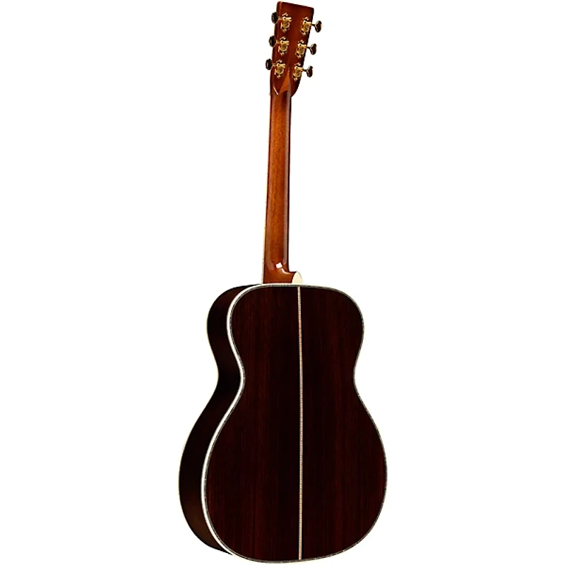Martin OM-45 Spruce-Rosewood Left-Handed Orchestra Acoustic Guitar Natural
