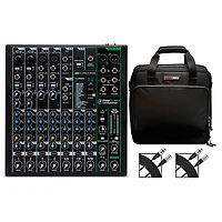 Mackie ProFX10v3 10-Channel Mixer With Gator Mixer Bag and Cables