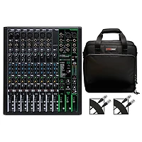 Mackie ProFX12v3 12-Channel Mixer With Gator Mixer Bag and Cables