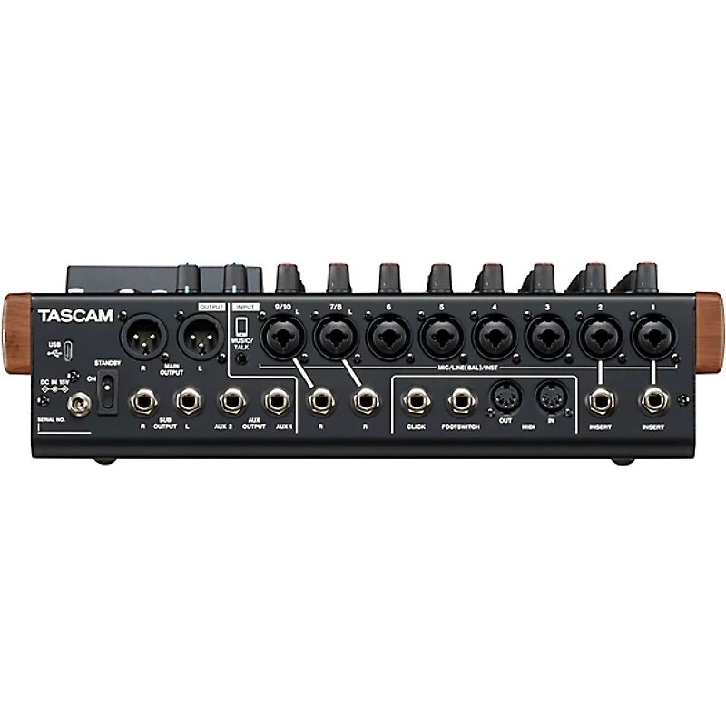 TASCAM Model 12 12-Channel All-in-One Mixer With Gator Mixer Bag and Cables