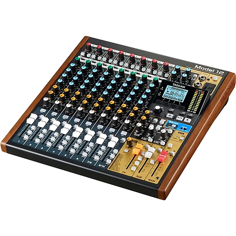 TASCAM Model 12 12-Channel All-in-One Mixer With Gator Mixer Bag and Cables