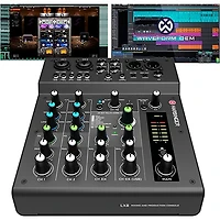 Harbinger LX8 8-Channel Analog Mixer With Gator Mixer Bag & Cables