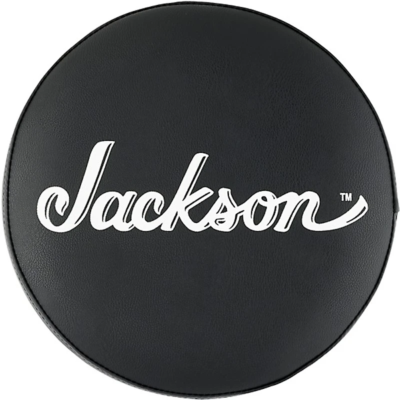 Jackson Logo Barstool 24 in. Black