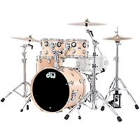 DW SSC Collectors Series 4-Piece Satin Oil Shell Pack With 20" Bass Drum
