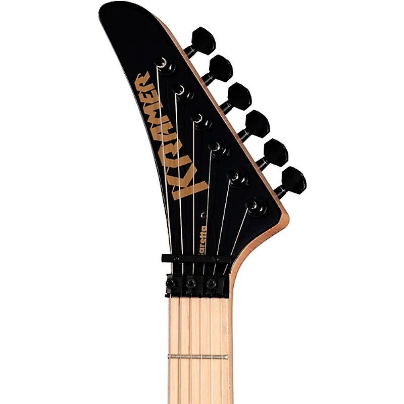 Kramer Baretta "Danger Zone" Electric Guitar Warning Tape on White Red