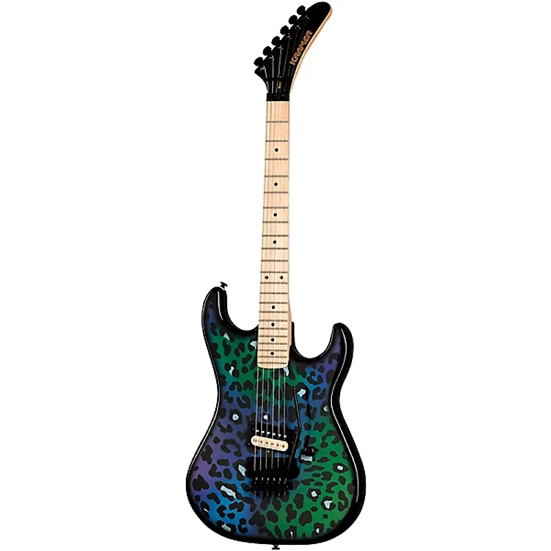 Kramer Baretta "Feral Cat" Electric Guitar Rainbow Leopard