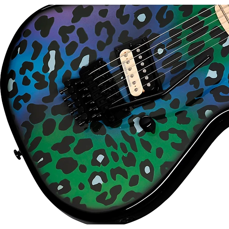 Kramer Baretta "Feral Cat" Electric Guitar Rainbow Leopard