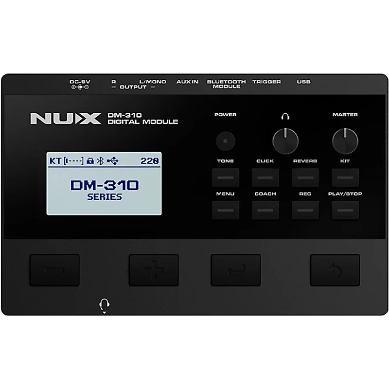 NUX DM-310 All Mesh Head Digital Drum Kit Black