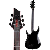 Schecter Guitar Research Sunset-6 Red Dawn Electric Guitar Gloss Black